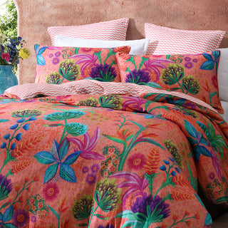Hot House Apricot Quilt Cover Set by Logan and Mason