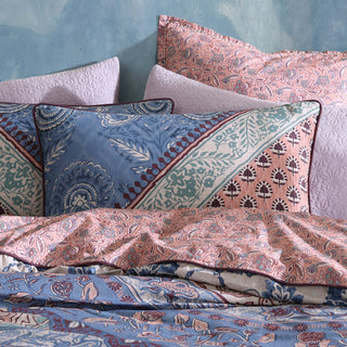 Jessa Blush Quilt Cover Set by Logan and Mason