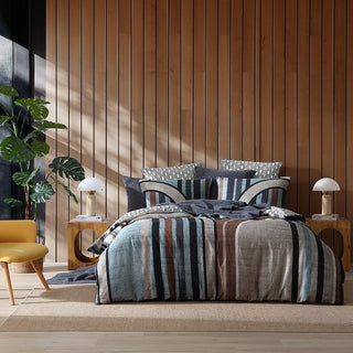 Journey Linen Quilt Cover Set by Logan and Mason