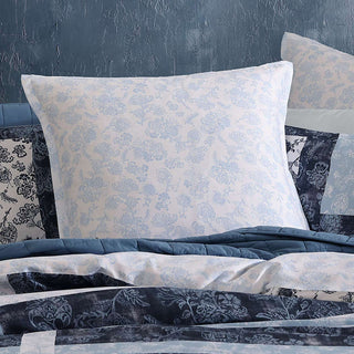 Kai Blue Quilt Cover Set by Logan and Mason