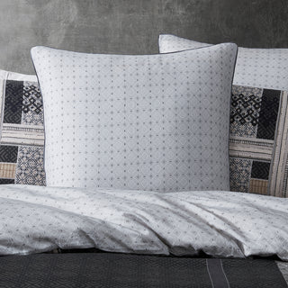 Kori Charcoal European Pillowcase by Logan and Mason