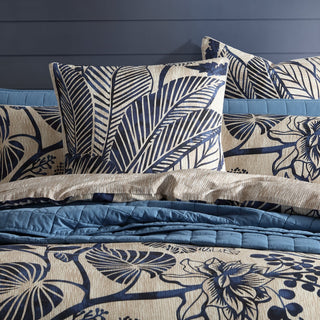 Kuranda Blue European Pillowcase by Logan and Mason