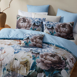 Maybelle Blue Quilt Cover Set by Logan and Mason