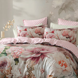 Oleander Pink Quilt Cover Set by Logan and Mason