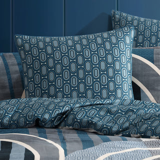 Pathway Teal European Pillowcase by Logan and Mason