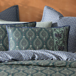 Priya Pine Quilt Cover Set by Logan and Mason