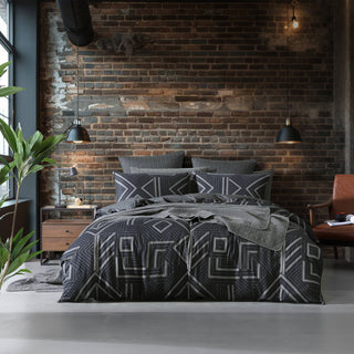 Ross Midnight Quilt Cover Set by Logan and Mason