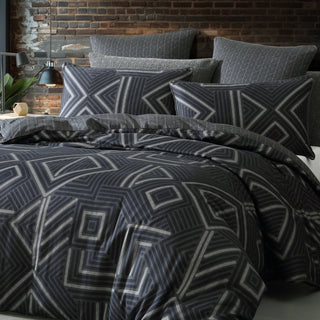 Ross Midnight Quilt Cover Set by Logan and Mason