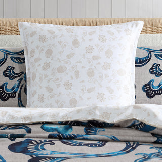Sardinia Coast Oatmeal European Pillowcase by Logan and Mason