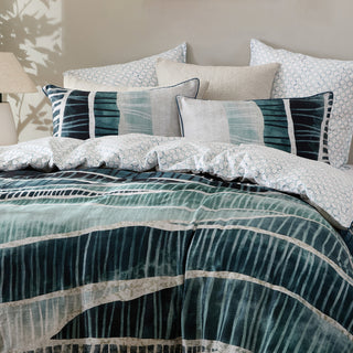 Seahaven Teal Quilt Cover Set by Logan and Mason