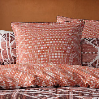 Sekani Rust European Pillowcase by Logan and Mason