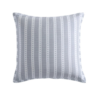 Urban Stripe Charcoal European Pillowcase by Logan and Mason
