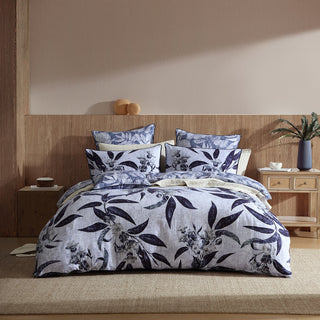 Hastings Blue Quilt Cover Set by Logan and Mason