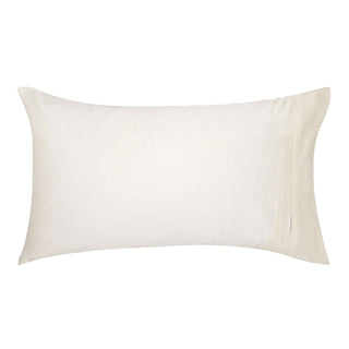 400TC Egyptian Cotton Vanilla KING Pillowcase Pair by Logan and Mason