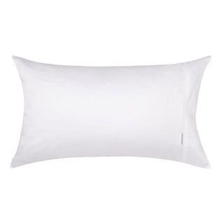 400TC Egyptian Cotton White KING Pillowcase PAIR by Logan and Mason