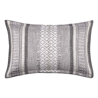Tribeca Steel Quilt Cover Set by Logan and Mason Platinum