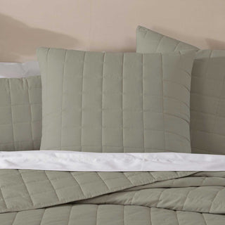 Rhodes Moss Square Cushion by Logan & Mason