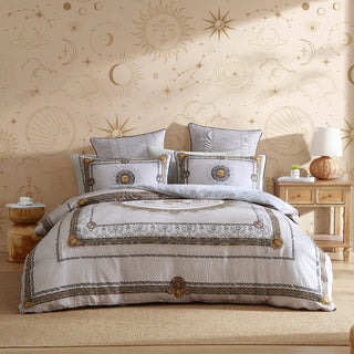 Zepher Stone Quilt Cover Set by Logan and Mason