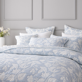 Laurieton Blue European Pillowcase by Bianca