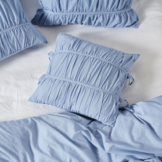 Layla Bluebell Cushion by Linen House