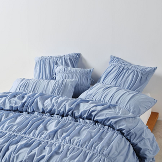 Layla Bluebell Cushion by Linen House