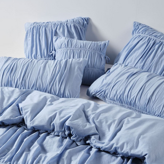 Layla Bluebell European Pillowcase by Linen House