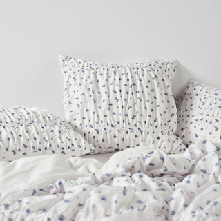 Layla Floral European Pillowcase by Linen House