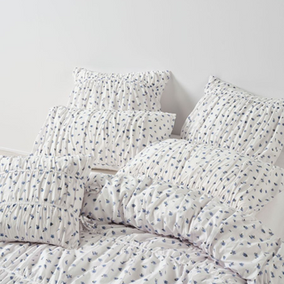 Layla Floral European Pillowcase by Linen House