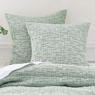 Livie Mist European Pillowcase by MM Linen