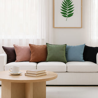 Ludo Black Velvet Filled Cushion 50x50cm by Zaab