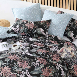 Major Black Quilt Cover Set by Logan & Mason