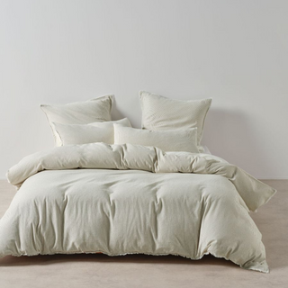 Macey Artichoke Quilt Cover Set by Linen House