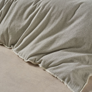 Macey Black Quilt Cover Set by Linen House
