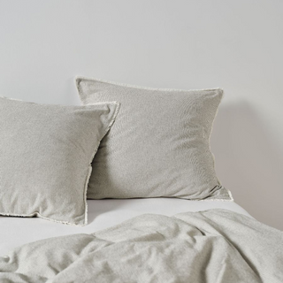 Macey Black European Pillowcase by Linen House