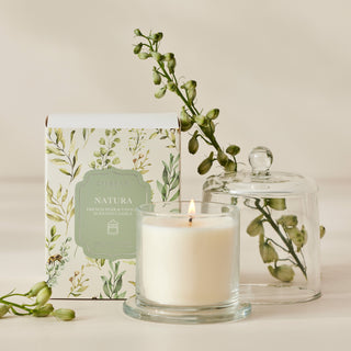 Natura Glass Cloche Scented Candle by Pilbeam Living