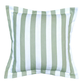 Noosa Stripe SAGE Outdoor Cushion 50 x 50cm by Zaab