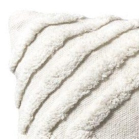 Osaka Cream Square Filled Cushion 50 x 50cm by Zaab