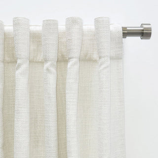 Owen Extendable Curtain Rod Set 140  - 360cm Satin Silver