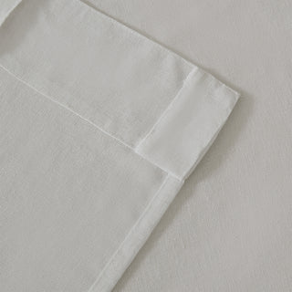 Orson Concealed Tab Sheer Curtain in WHITE by Zaab