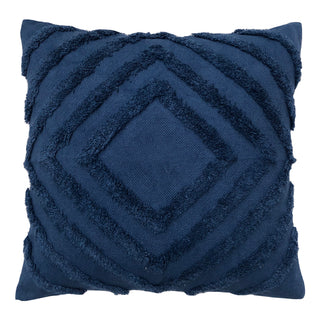 Osaka Navy Square Filled Cushion 50 x 50cm by Zaab