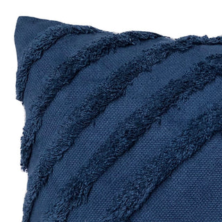 Osaka Navy Square Filled Cushion 50 x 50cm by Zaab