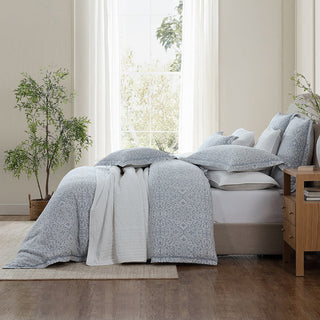 Althea Denim Quilt Cover Set by Private Collection