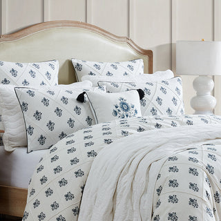 Bellevue White Square Cushion by Private Collection