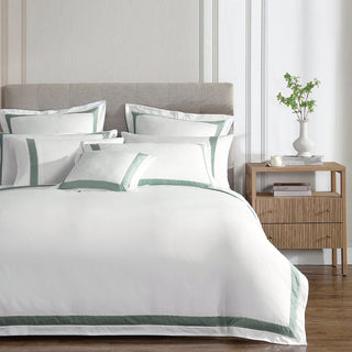 Bentley Sage Quilt Cover Set by Private Collection