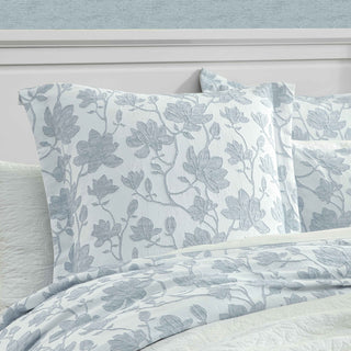 Bloom Denim European Pillowcase by Private Collection