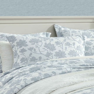 Bloom Denim Quilt Cover Set by Private Collection