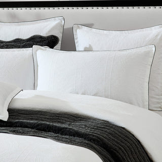Catalina White Quilt Cover Set by Private Collection