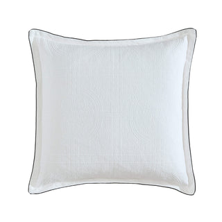 Catalina White European Pillowcase by Private Collection