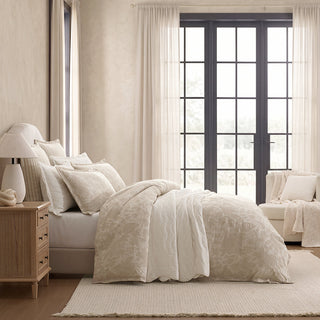 Chateau Garden Natural Quilt Cover Set by Private Collection
