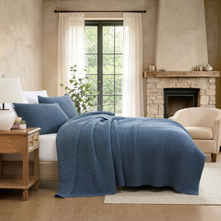 Cocoon Petrol Coverlet Set by Private Collection
